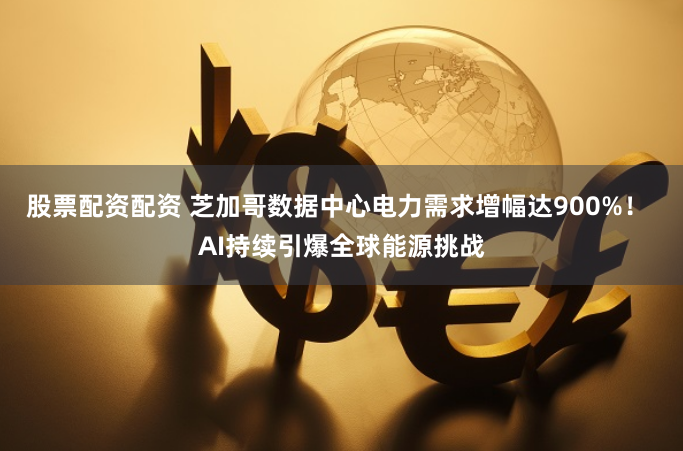 股票配资配资 芝加哥数据中心电力需求增幅达900%！ AI持续引爆全球能源挑战