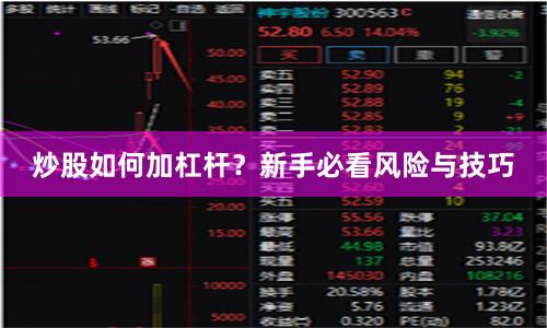 炒股如何加杠杆？新手必看风险与技巧